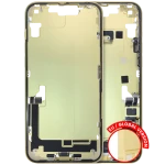 Apple iPhone 14 Plus Middle Frame with Small Parts - Yellow Pulled B