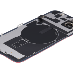 Apple iPhone 14 Plus Back Cover with Magnet Bazel incl NFC and Flash Flex - Red Service Pack