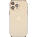 Apple iPhone 14 Pro Max Housing with Small Parts (No Charger Flex) - Gold Pulled A