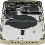 Apple iPhone 14 Pro Max Housing with Small Parts (No Charger Flex) - Gold Pulled A
