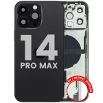 Apple iPhone 14 Pro Max Housing with Small Parts - Space Black Pulled C