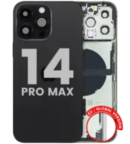 Apple iPhone 14 Pro Max Housing with Small Parts - Space Black Pulled C