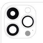 Apple iPhone 14 / 14 Pro Max Back Camera Lens 3 Piece Set OEM-Equivalent