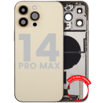 Apple iPhone 14 Pro Max Housing with Small Parts - Gold Pulled B
