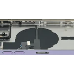 Apple iPhone 14 Pro Max Housing with Small Parts (No Charger Flex) - Deep Purple Pulled C