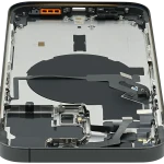 Apple iPhone 14 Pro Max Housing with Small Parts (No Charger Flex) - Space Black Pulled C