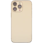 Apple iPhone 14 Pro Housing with Small Parts (No Charger Flex) - Gold Pulled C