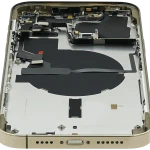 Apple iPhone 14 Pro Housing with Small Parts (No Charger Flex) - Gold Pulled C