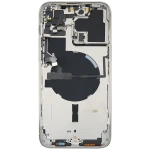 Apple iPhone 14 Pro Max Housing with Small Parts (No Charger Flex) - Silver Pulled B