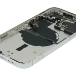 Apple iPhone 14 Pro Max Housing with Small Parts (No Charger Flex) - Silver Pulled B