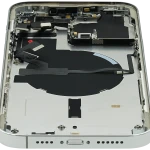 Apple iPhone 14 Pro Max Housing with Small Parts (No Charger Flex) - Silver Pulled B