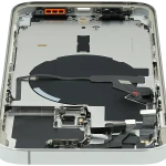 Apple iPhone 14 Pro Max Housing with Small Parts (No Charger Flex) - Silver Pulled B