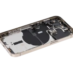 Apple iPhone 14 Pro Housing with Small Parts (No Charger Flex) - Gold Pulled B