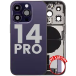 Apple iPhone 14 Pro Housing with Small Parts - Deep Purple Pulled A