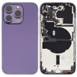 Apple iPhone 14 Pro Housing with Small Parts (No Charger Flex) - Deep Purple Pulled C