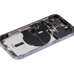 Apple iPhone 14 Pro Housing with Small Parts (No Charger Flex) - Deep Purple Pulled C