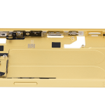 Apple iPhone 14 Middle Frame with Small Parts (No Charger Flex) - Yellow Pulled A