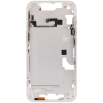 Apple iPhone 14 Middle Frame with Small Parts (No Charger Flex) - Starlight AM Plus