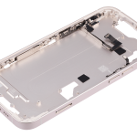 Apple iPhone 14 Middle Frame with Small Parts (No Charger Flex) - Starlight AM Plus