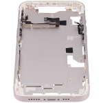 Apple iPhone 14 Middle Frame with Small Parts (No Charger Flex) - Starlight AM Plus