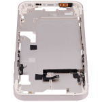 Apple iPhone 14 Middle Frame with Small Parts (No Charger Flex) - Starlight AM Plus