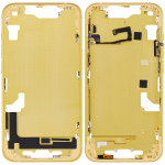 Apple iPhone 14 Middle Frame with Small Parts - Yellow AM Plus