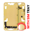 Apple iPhone 14 Middle Frame with Small Parts - Yellow AM Plus