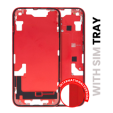 Apple iPhone 14 Middle Frame incl Small Parts - Red