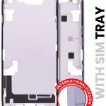 Apple iPhone 14 Middle Frame with Small Parts (No Charger Flex) - Purple Pulled A