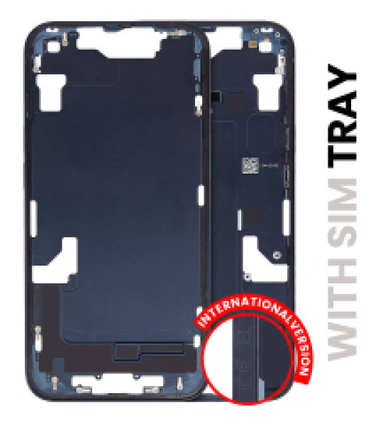 Apple iPhone 14 Middle Frame incl Small Parts - Midnight