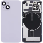 Apple iPhone 14 Back Cover with Magnet Bazel incl NFC and Flash Flex - Purple Pulled A