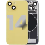 Apple iPhone 14 Back Cover with Magnet Bazel incl NFC and Flash Flex - Yellow Pulled A