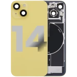 Apple iPhone 14 Back Cover with Magnet Bazel incl NFC and Flash Flex - Yellow Pulled A