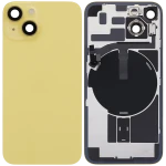 Apple iPhone 14 Back Cover with Magnet Bazel incl NFC and Flash Flex - Yellow Pulled A