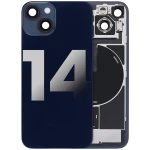 Apple iPhone 14 Back Cover with Magnet Bazel incl NFC and Flash Flex - Midnight Pulled B