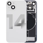 Apple iPhone 14 Back Cover with Magnet Bazel incl NFC and Flash Flex - Starlight Pulled B