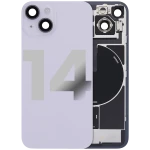 Apple iPhone 14 Back Cover with Magnet Bazel incl NFC and Flash Flex - Purple Pulled B