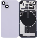 Apple iPhone 14 Back Cover with Magnet Bazel incl NFC and Flash Flex - Purple Pulled B