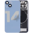 Apple iPhone 14 Back Cover with Magnet Bazel incl NFC and Flash Flex - Blue Pulled B