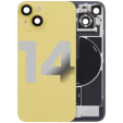Apple iPhone 14 Back Cover with Magnet Bazel incl NFC and Flash Flex - Yellow Pulled C