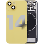 Apple iPhone 14 Back Cover with Magnet Bazel incl NFC and Flash Flex - Yellow Pulled C