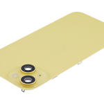 Apple iPhone 14 Back Cover with Magnet Bazel incl NFC and Flash Flex - Yellow Pulled C