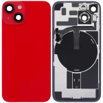 Apple iPhone 14 Back Cover with Magnet Bazel incl NFC and Flash Flex - Red Pulled C