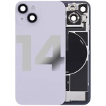 Apple iPhone 14 Back Cover with Magnet Bazel incl NFC and Flash Flex - Purple Pulled C