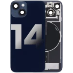 Apple iPhone 14 Back Cover with Magnet Bazel incl NFC and Flash Flex - Midnight Pulled C
