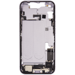 Apple iPhone 14 Middle Frame with Small Parts - Purple Pulled A