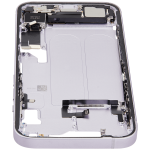 Apple iPhone 14 Middle Frame with Small Parts - Purple Pulled A