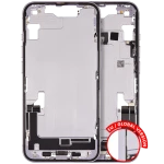 Apple iPhone 14 Middle Frame with Small Parts - Purple Pulled C