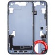 Apple iPhone 14 Middle Frame with Small Parts - Blue Pulled B