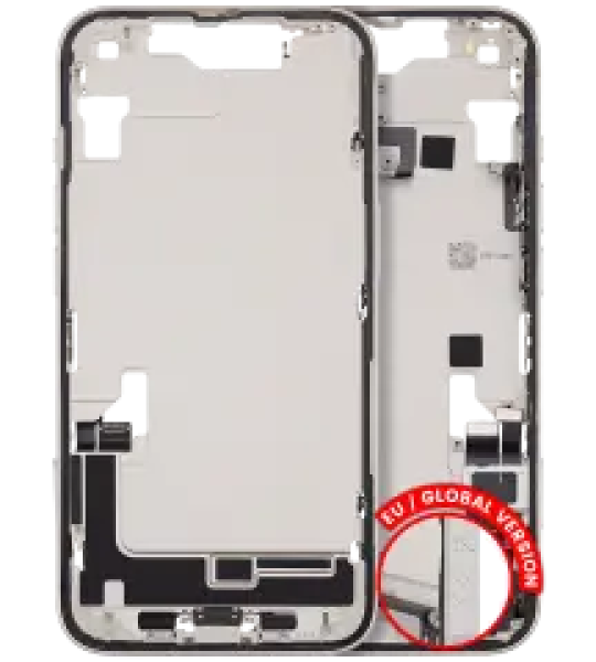 Apple iPhone 14 Middle Frame with Small Parts - Starlight Pulled A